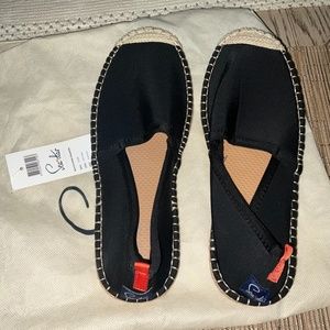 SEA STAR BEACHCOMBER ESPADRILLE BLACK $125.00 New in Bag.